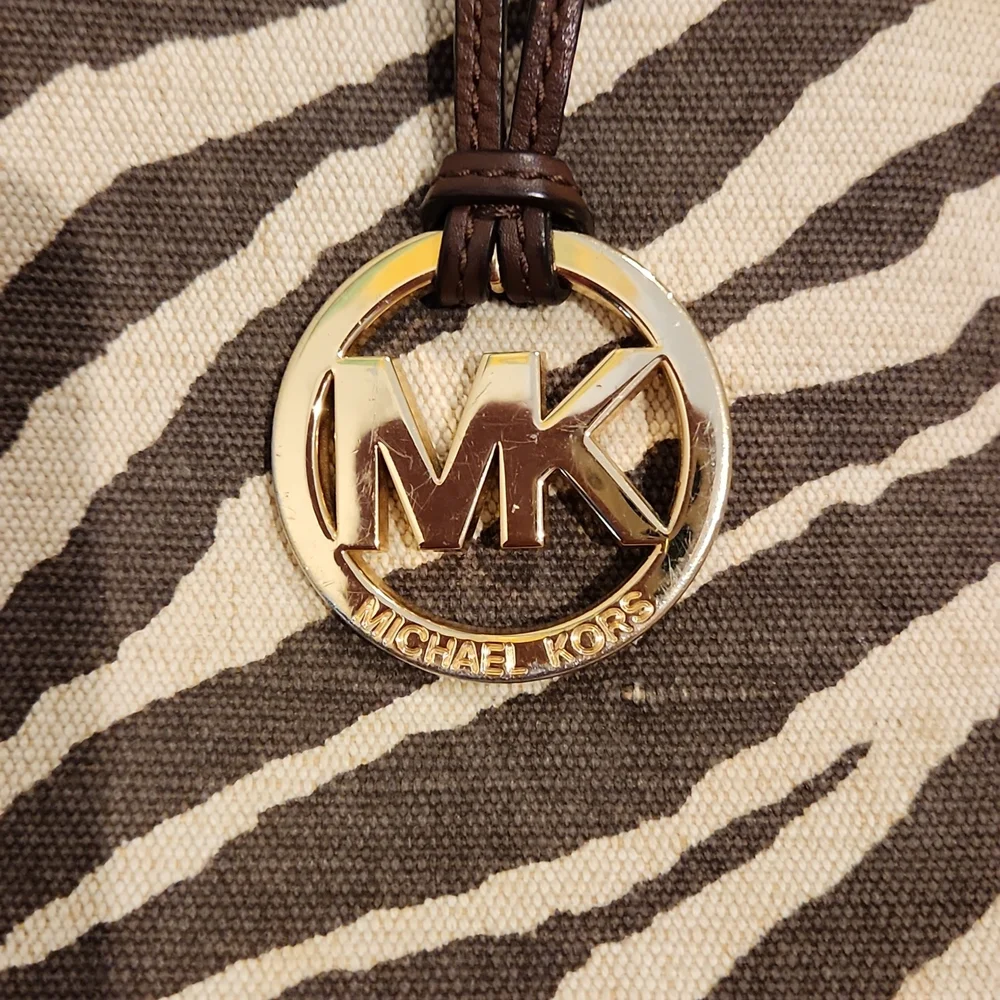 Michael Kors canvas tote / purse